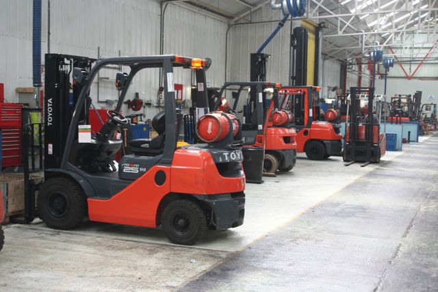 TMHUK is showing off its forklift refurbishment process in a YouTube video.
