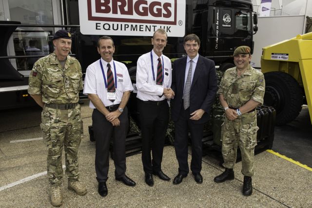 Richard Close (in the middle) says the contract shows his company's