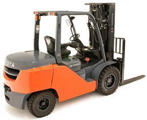 Toyota's 8-Series large diesel forklift