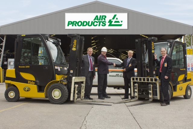 Air Products has signed a major contract with Yale Europe Materials Handling and the Forkway Group.