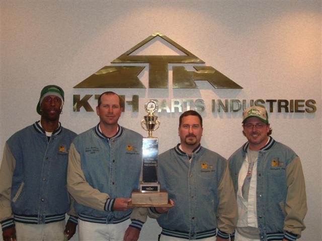 From left: Larry Lawrence, Eric Zumbrin, Heath Elliott and Darren Rucker