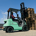 The plant has ordered a fleet of five Mitsubishi GRENDIA FG30N2 trucks.