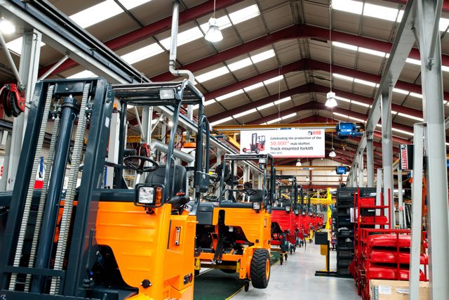 Cargotec Ireland's assembly line in Dundalk