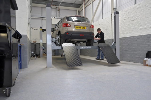 Flowcrete - Nissan - Macklin Motors UK