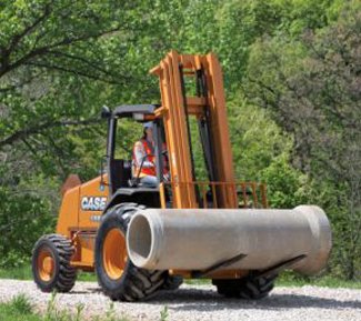 Case 586H rough-terrain forklift