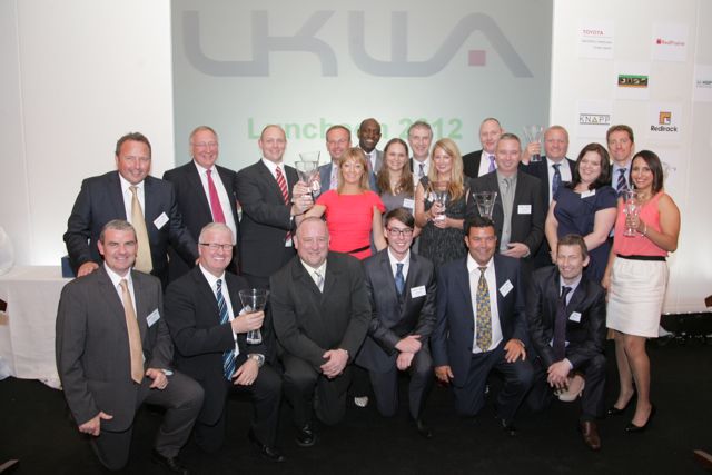 The winners of the UKWA Annual Awards for Warehousing 2012.